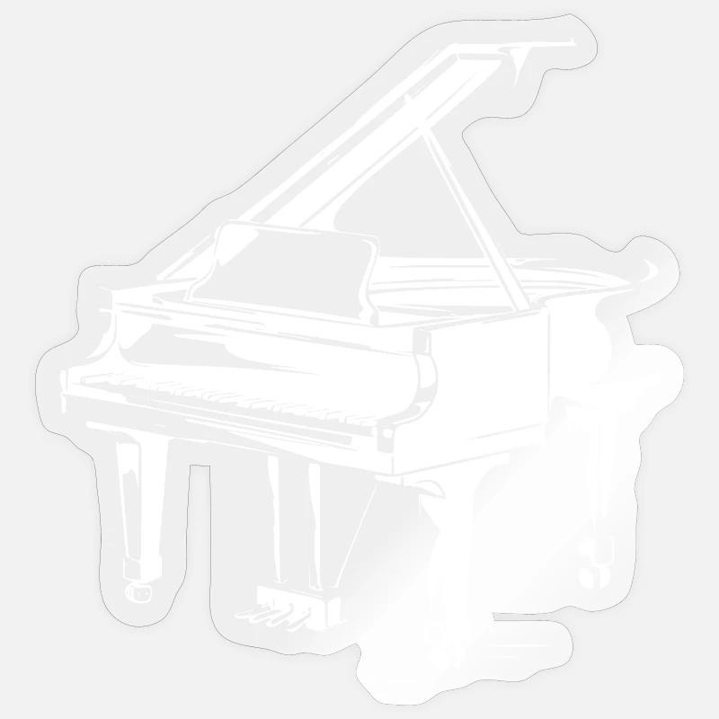 Wing Sketch - Sticker size S (10 x 10 cm) - transparent glossy