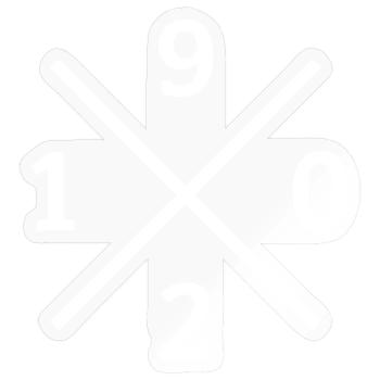 1902 Duisburg  – Fußball aus Duisburg Meiderich - Sticker Größe S (10 x 10 cm) - Transparent glänzend - Vorne