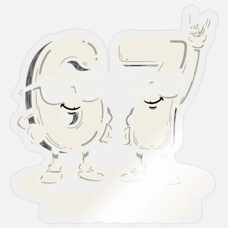 Sticker størrelse S (10 x 10 cm) - 