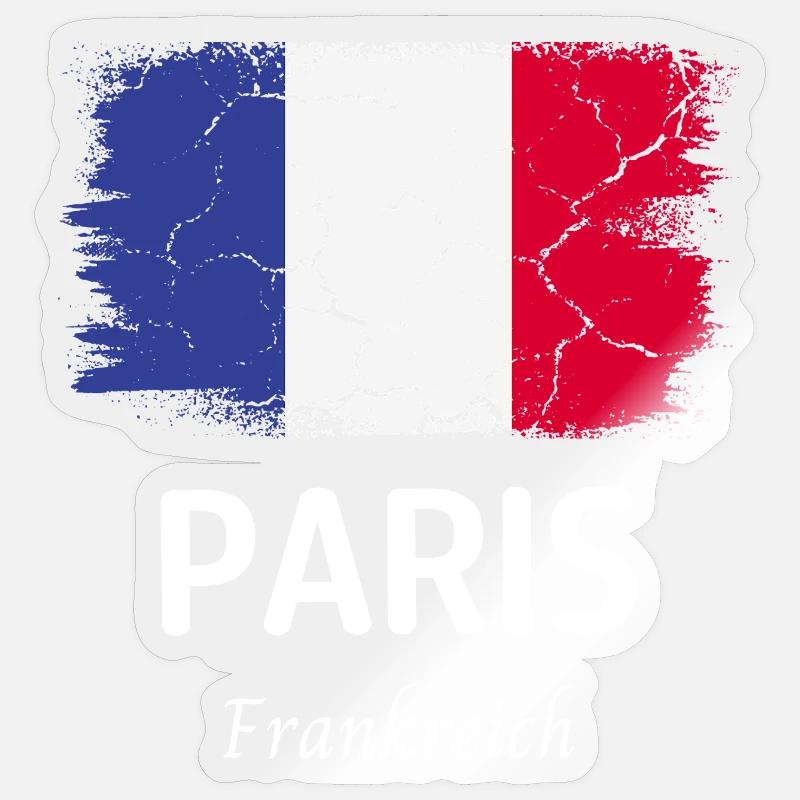 Paris - Sticker Größe S (10 x 10 cm) - Transparent glänzend