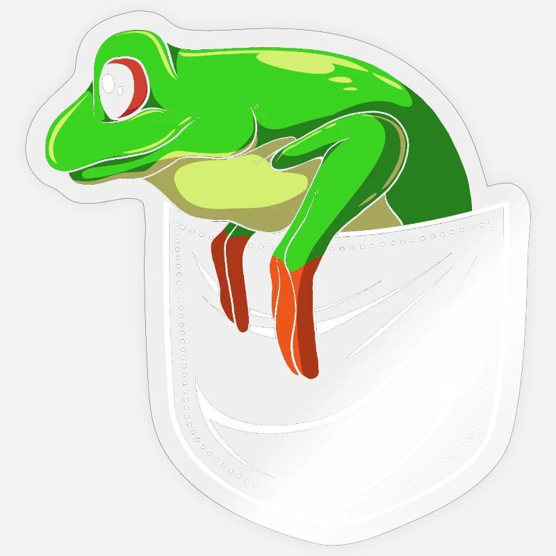 Frog Tree Frog Sticker size S (10 x 10 cm)