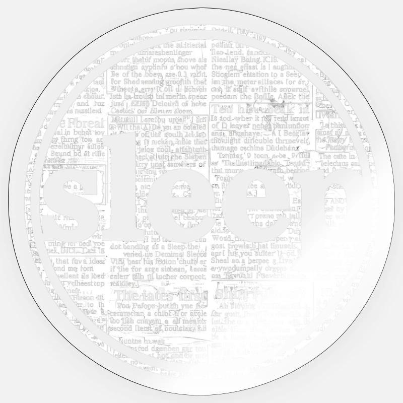 Sleep - Sticker size S (10 x 10 cm) - transparent glossy