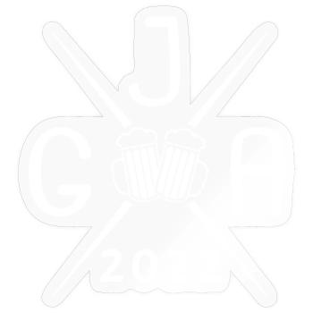 2022 Junggesellenabschied - Sticker Größe S (10 x 10 cm) - Transparent glänzend - Vorne