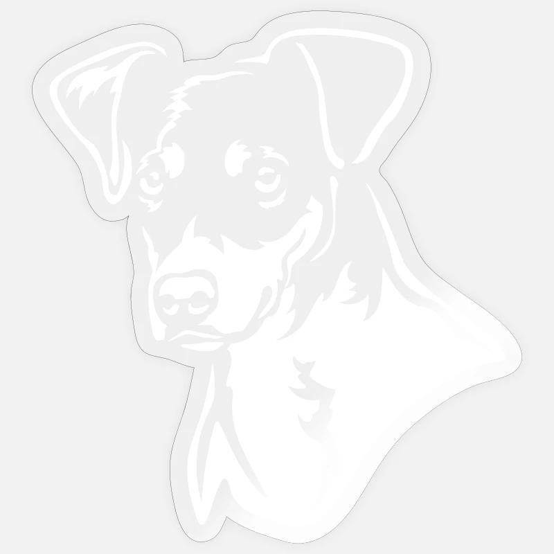 Bodeguero Andaluz Kopf "Black Edition" - Sticker Größe S (10 x 10 cm) - Transparent glänzend