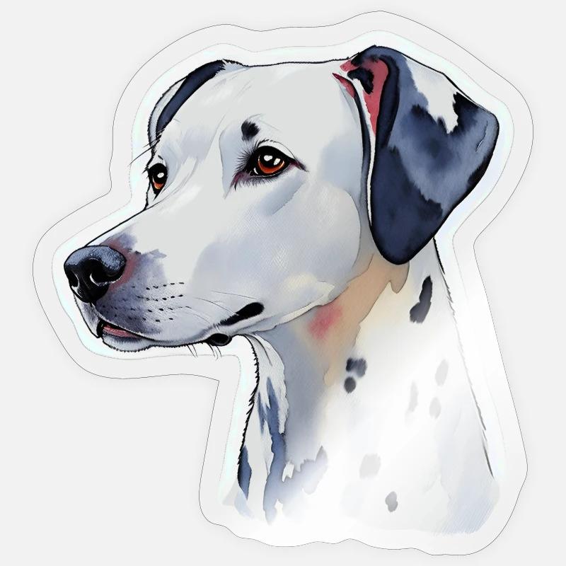 Dalmatiner Sticker Größe S (10 x 10 cm)