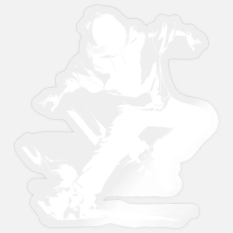 Breakdance Junge Sticker Größe S (10 x 10 cm)