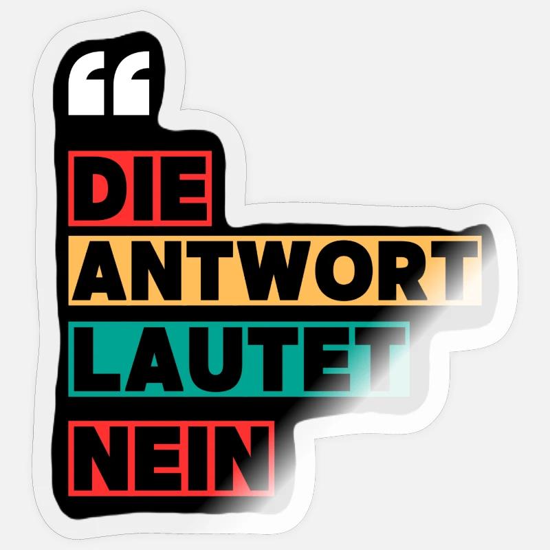 Sticker Größe S (10 x 10 cm) - 