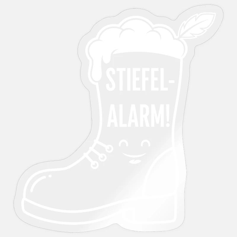 Boots Beer - Sticker size S (10 x 10 cm) - transparent glossy
