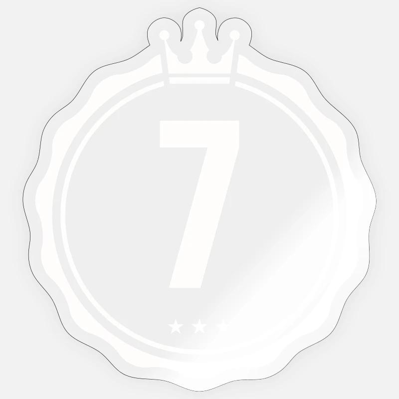 7_wappen_krone- Sticker Größe S (10 x 10 cm)