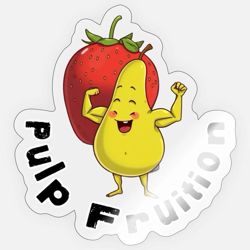 Pulp Fruit Kraftfigur Sticker Größe S (10 x 10 cm)