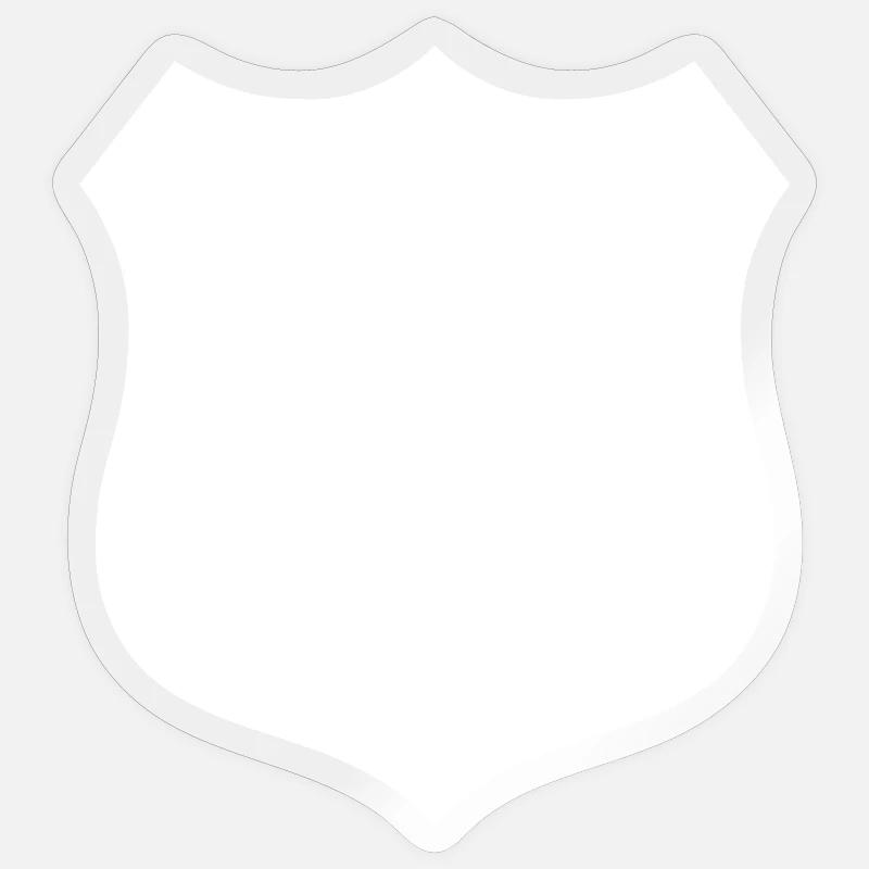 Shield Sticker size S (10 x 10 cm)