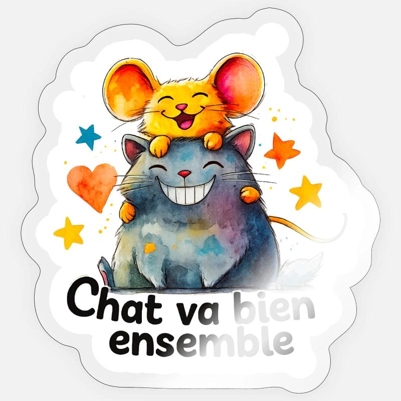 Sticker taille S (10 x 10 cm) -