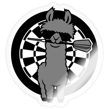 Lunettes de soleil Cool Lama Dart Dart Sweet - Sticker taille S (10 x 10 cm) - brillant transparent - Devant
