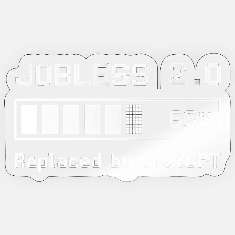 Conception réfléchissante de liberté et de résilience Sticker taille S (10 x 10 cm)