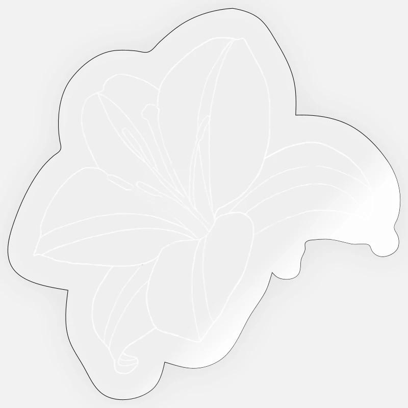 Lys Sticker taille S (10 x 10 cm)