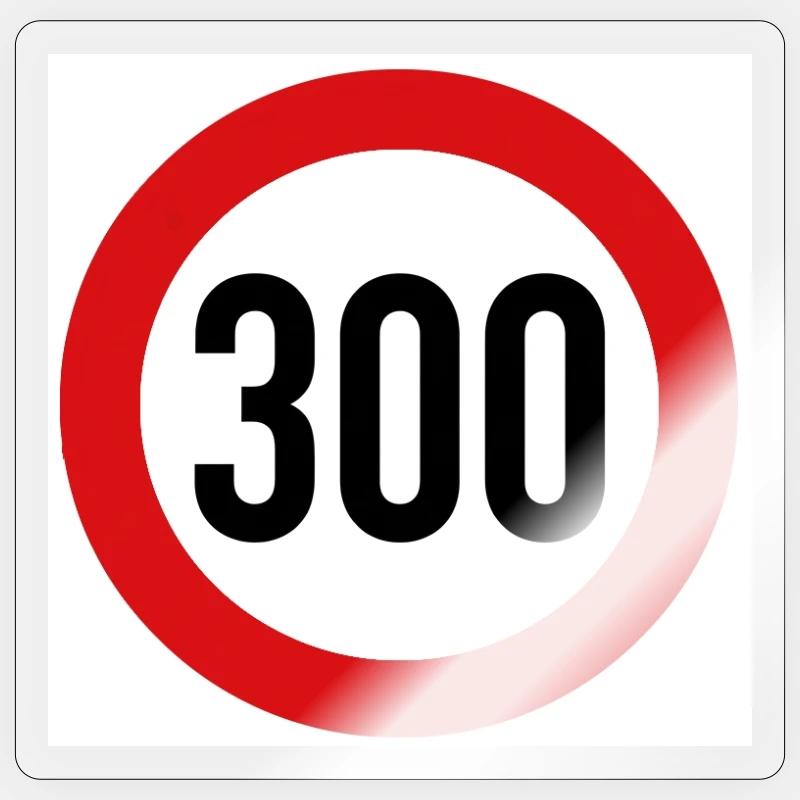 Conception du bouclier Circle 300 - Sticker taille S (10 x 10 cm) - brillant transparent