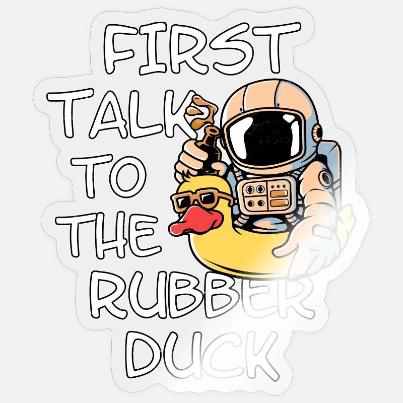Rubber Duck Sticker size S (10 x 10 cm)