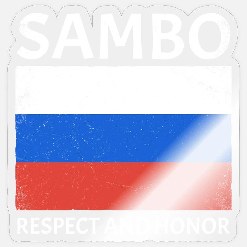 Lutte Sambo Sticker taille S (10 x 10 cm)