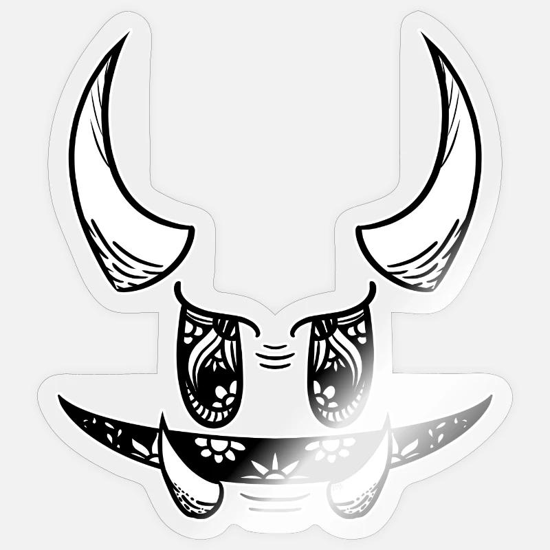 Démon farceur ! By Pousse2Bambou ! v2 - Sticker taille S (10 x 10 cm) - brillant transparent