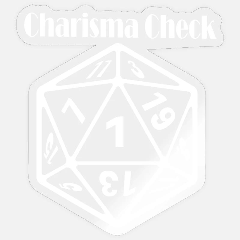Charisme de trille - Sticker taille S (10 x 10 cm) - brillant transparent