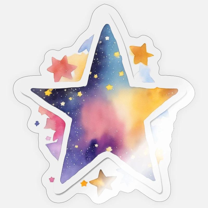 Stella Sticker formato S (10 x 10 cm)
