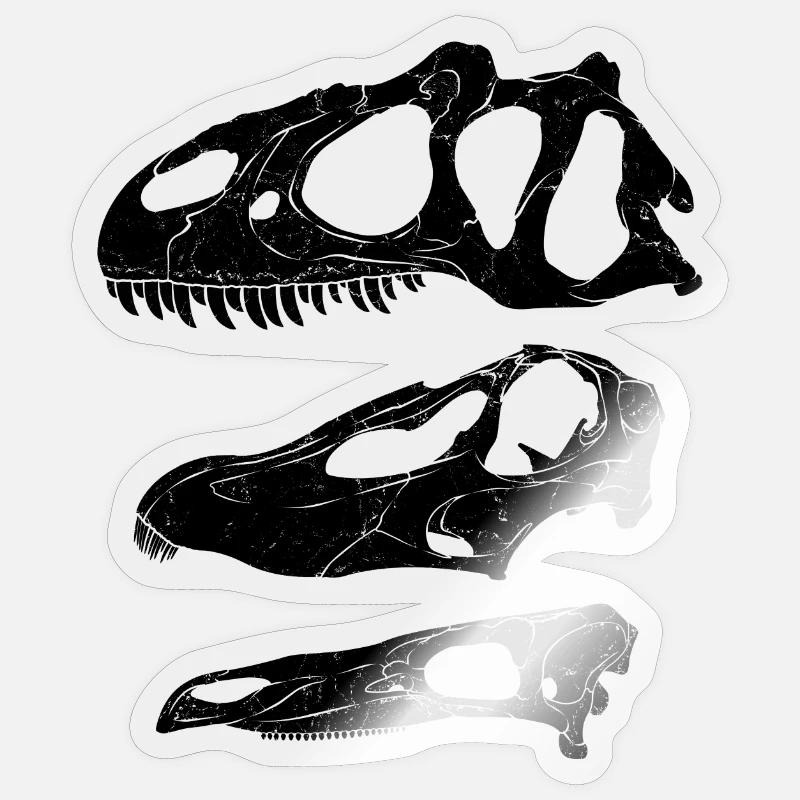 Allosaurus Diplodocus Stegosaurus Sticker size S (10 x 10 cm)