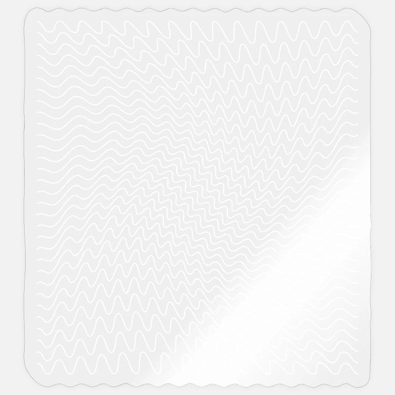 Impression d’illusion d’optique de ligne ondulée dynamique Sticker taille S (10 x 10 cm)