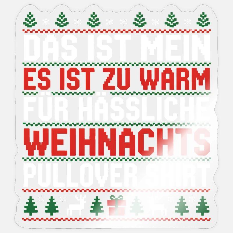 Christmas - Sticker size S (10 x 10 cm) - transparent glossy