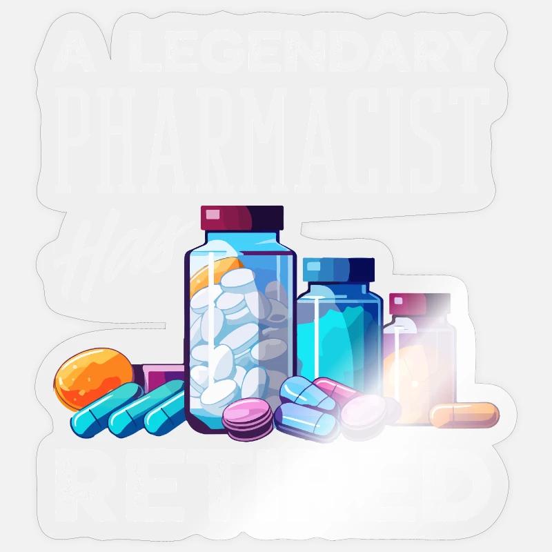 Pharmacist Pharmaceutical Technical Sticker size S (10 x 10 cm)