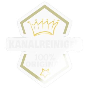 Job sewer cleaner - Sticker size S (10 x 10 cm) - transparent glossy - Front