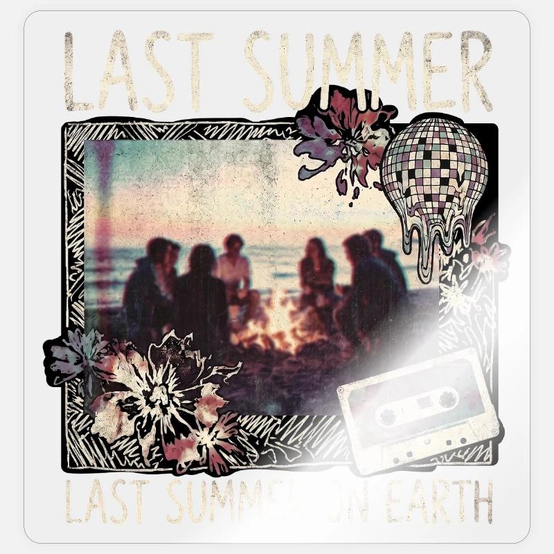 Last Buzzer - Sticker size S (10 x 10 cm) - transparent glossy