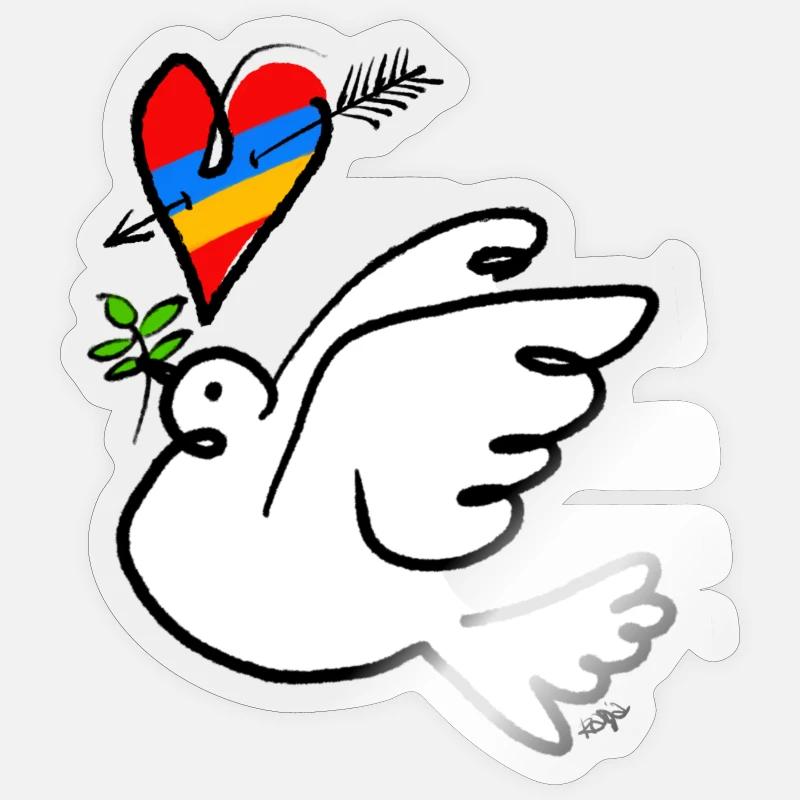 Sticker Größe S (10 x 10 cm) - 