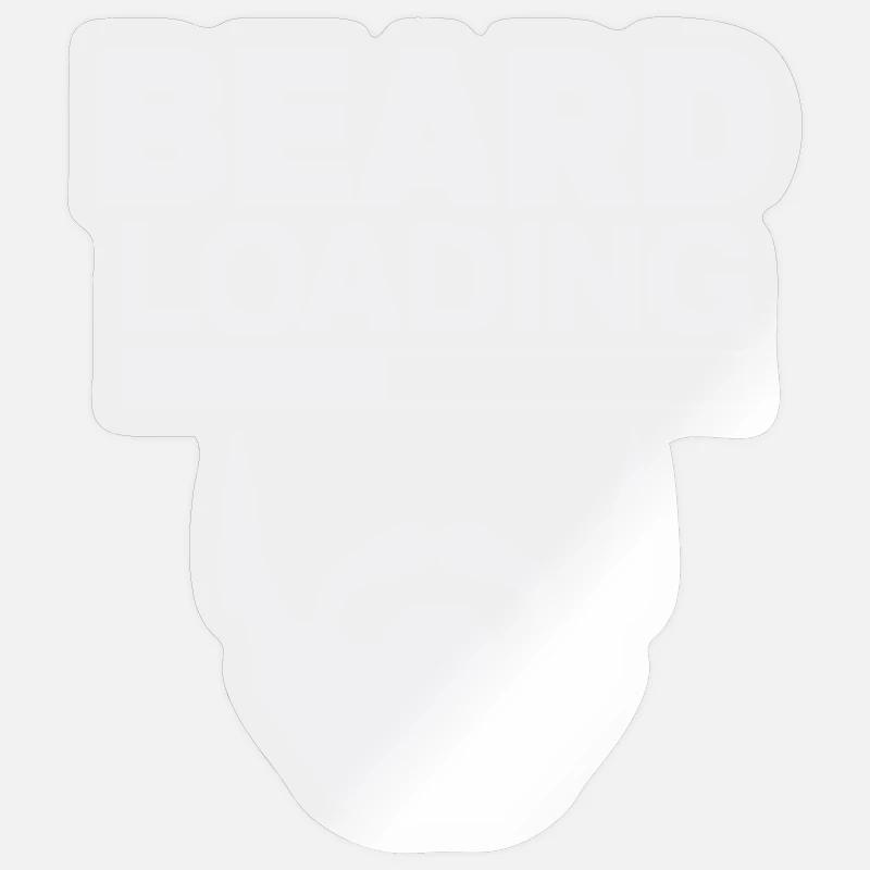 Beard loading - Bärtträger Geschenkidee Sticker Größe S (10 x 10 cm)