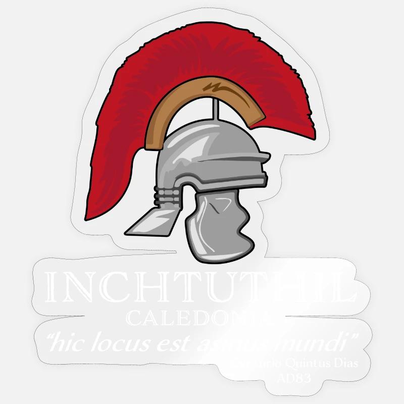 INCHTUTHIL CENTURIO WHITE Sticker size S (10 x 10 cm)