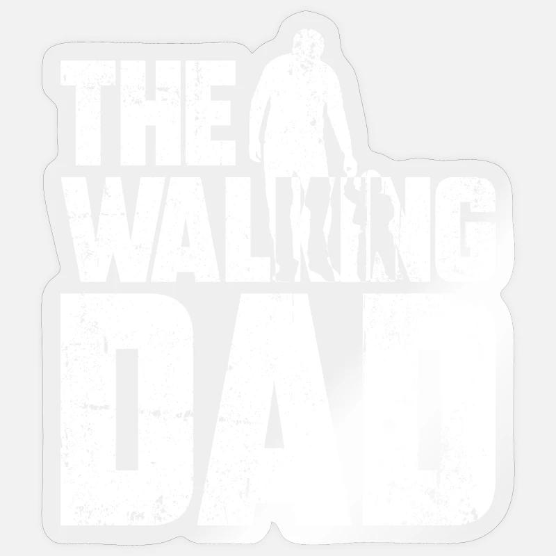 Silhouette postapocalyptique de Stride Sticker taille S (10 x 10 cm)