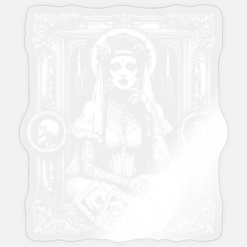 Victorian Tarot Chart Sticker size S (10 x 10 cm)