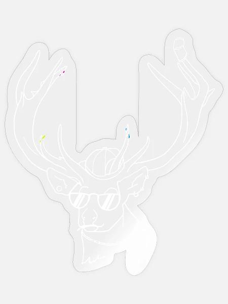 Ich hab Bock! - Sticker Größe S (10 x 10 cm) - Transparent glänzend