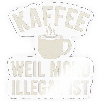Lorena's go dunkle Farben entfernt - Sticker Größe S (10 x 10 cm) - Transparent glänzend - Vorne