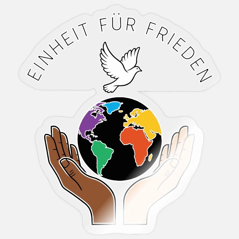 Unity for Peace Sticker size S (10 x 10 cm)