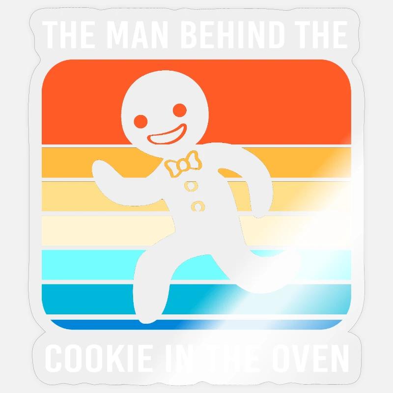 Werdender Papa werdende Väter Sticker Größe S (10 x 10 cm)