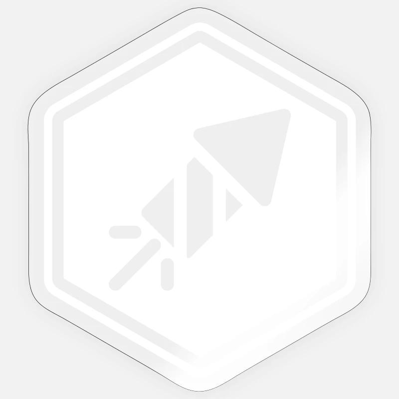 Fe & Py Originale - Sticker Größe S (10 x 10 cm) - Transparent glänzend