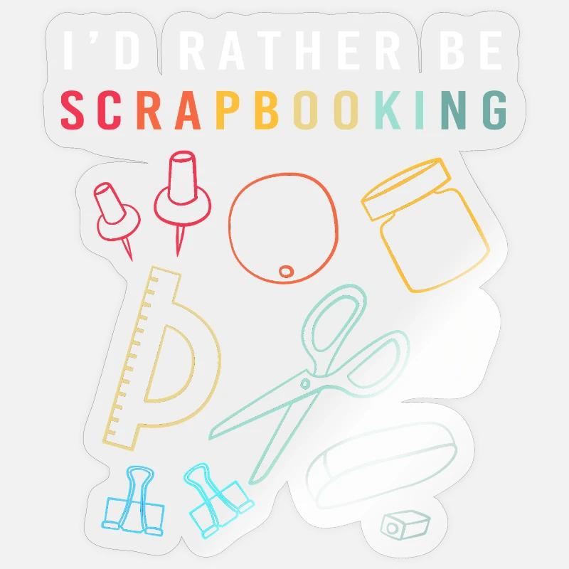 Scrapbook Scrapbooking - Sticker taille S (10 x 10 cm) - brillant transparent