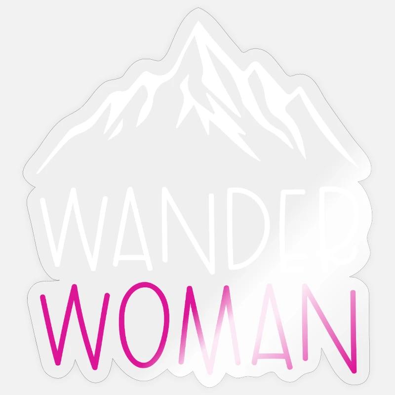 Femme errante Sticker taille S (10 x 10 cm)
