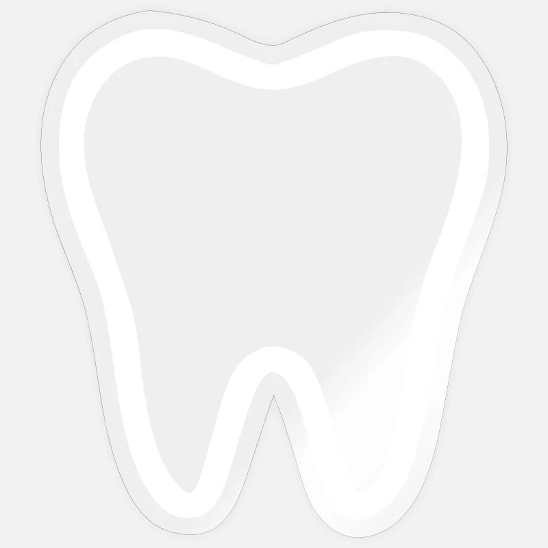Tooth, Teeth, Dentist Sticker size S (10 x 10 cm)