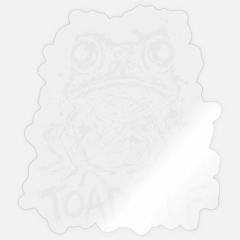 Toad Off Internet Meme Frog Sticker Größe S (10 x 10 cm)