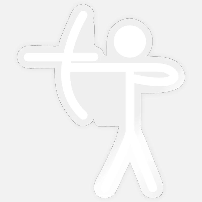 archery Sticker size S (10 x 10 cm)