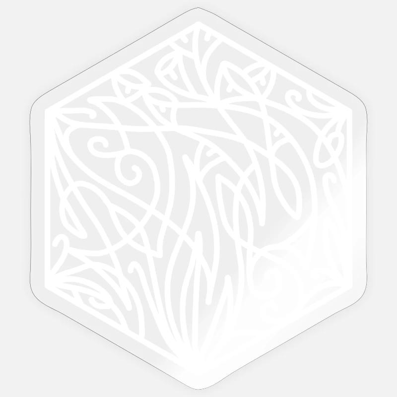 prunkwinde weiss Sticker Größe S (10 x 10 cm)