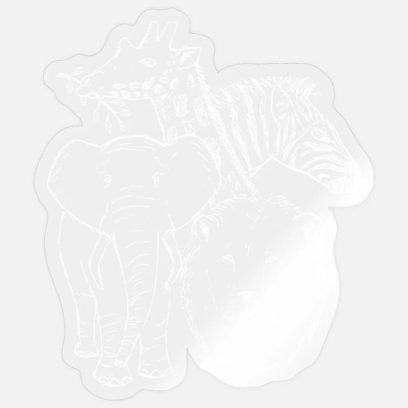 Sticker taille S (10 x 10 cm) - 