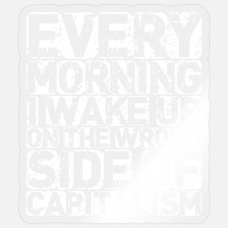 The Wrong Side (sombre) - Sticker taille S (10 x 10 cm) - brillant transparent