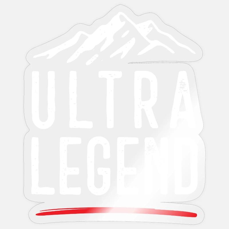 Ultra Legend - Sticker size S (10 x 10 cm) - transparent glossy